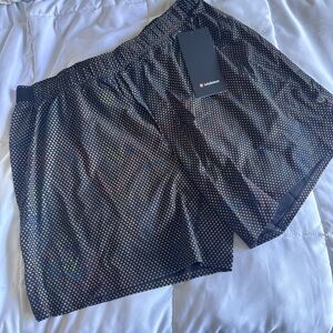 🆕🦄✨ Lululemon Surge Short 6” Anticipation Reflective Silver Multi/Psychic Lined